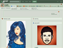 Tablet Screenshot of cuaks.deviantart.com