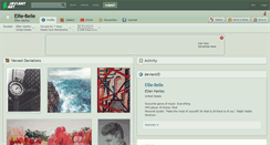 Desktop Screenshot of ellie-belle.deviantart.com