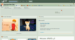 Desktop Screenshot of kyo-kun-fan-club.deviantart.com