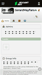 Mobile Screenshot of gerardwayfans.deviantart.com