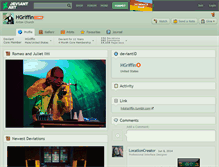 Tablet Screenshot of hgriffin.deviantart.com