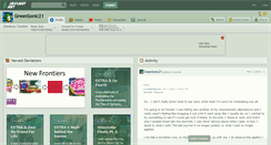 Desktop Screenshot of greensonic21.deviantart.com