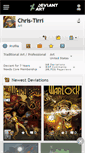 Mobile Screenshot of chris-tirri.deviantart.com