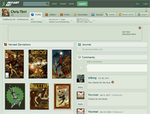 Tablet Screenshot of chris-tirri.deviantart.com