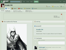 Tablet Screenshot of invader-shi.deviantart.com