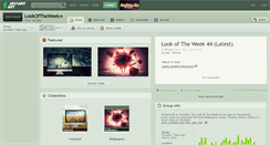 Desktop Screenshot of lookoftheweek.deviantart.com