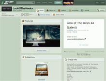 Tablet Screenshot of lookoftheweek.deviantart.com