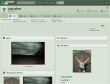 Tablet Screenshot of ladyjolinar.deviantart.com