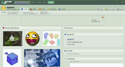 Desktop Screenshot of espeorb.deviantart.com