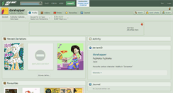 Desktop Screenshot of dorahapper.deviantart.com