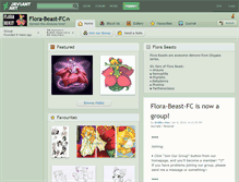 Tablet Screenshot of flora-beast-fc.deviantart.com