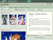 Tablet Screenshot of pongyboy.deviantart.com