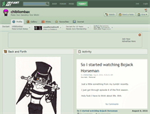 Tablet Screenshot of chibilombax.deviantart.com