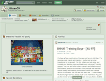 Tablet Screenshot of chii-san-09.deviantart.com
