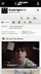 Mobile Screenshot of finalknight111.deviantart.com