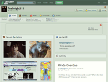 Tablet Screenshot of finalknight111.deviantart.com