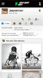 Mobile Screenshot of jeanarrow.deviantart.com