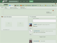 Tablet Screenshot of potpit.deviantart.com