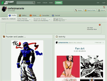Tablet Screenshot of cortezmaronie.deviantart.com