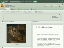 Tablet Screenshot of malicekisho.deviantart.com