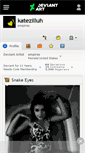 Mobile Screenshot of katezilluh.deviantart.com