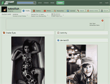Tablet Screenshot of katezilluh.deviantart.com