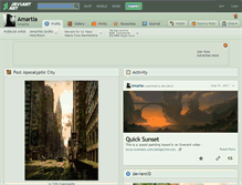 Tablet Screenshot of amartia.deviantart.com
