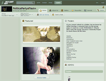 Tablet Screenshot of politicalpartyofyaoi.deviantart.com