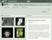 Tablet Screenshot of ebe246.deviantart.com