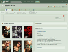 Tablet Screenshot of esotericsecret.deviantart.com