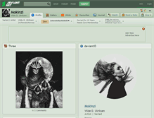Tablet Screenshot of mokinzi.deviantart.com