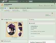 Tablet Screenshot of evelynellenor.deviantart.com