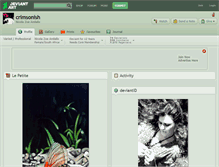 Tablet Screenshot of crimsonish.deviantart.com