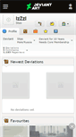Mobile Screenshot of izzzi.deviantart.com