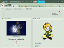 Tablet Screenshot of angie522.deviantart.com