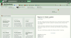 Desktop Screenshot of newpseudonym.deviantart.com