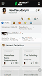 Mobile Screenshot of newpseudonym.deviantart.com