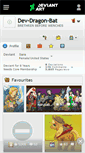 Mobile Screenshot of dev-dragon-bat.deviantart.com