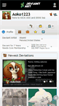 Mobile Screenshot of aoko1223.deviantart.com