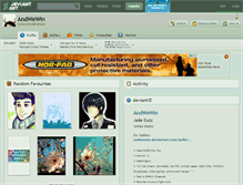 Tablet Screenshot of andwewin.deviantart.com