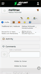 Mobile Screenshot of mellimac.deviantart.com