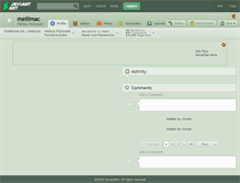 Tablet Screenshot of mellimac.deviantart.com