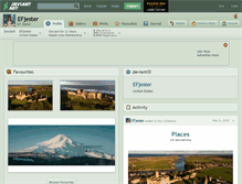 Tablet Screenshot of efjester.deviantart.com