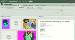 Desktop Screenshot of coreypulliam.deviantart.com