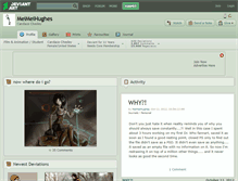 Tablet Screenshot of meimeihughes.deviantart.com