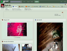 Tablet Screenshot of duck-26.deviantart.com