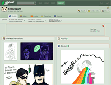 Tablet Screenshot of feitlebaum.deviantart.com