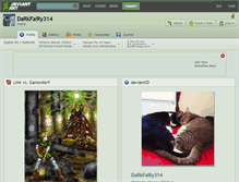 Tablet Screenshot of darkfairy314.deviantart.com