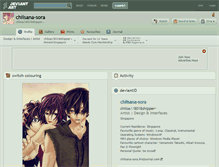 Tablet Screenshot of chiisana-sora.deviantart.com