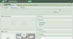 Desktop Screenshot of chris070661.deviantart.com